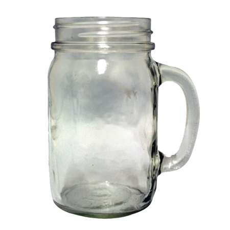 Drinking Jar - 500ml Regular Mouth (16 oz.) -  Case of 4