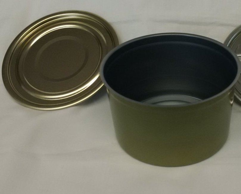 8oz (1/2 lb) Tapered Salmon Cans & Regular Lids (48pk)