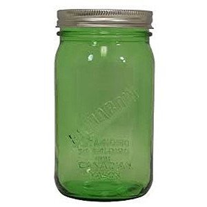 Vintage Green Mason Jars 946ml (4Pk)
