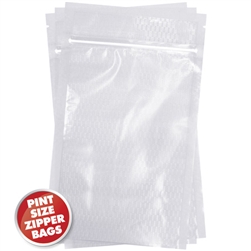 Weston 6" x 10" Pint Size Zipper Bags - 50/pack