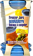 946ml Plastic Freezer Jars (3pk)