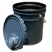 5 USG steel pail UN grey with spout lid (132/pallet)